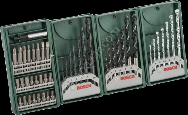 Bosch - X-Line Mini Ahşap, Beton, Metal, Vidalama Uçlu 3+1 Set 2607017071